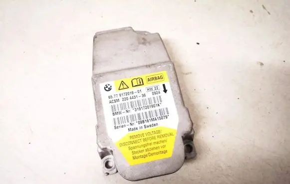 BMW 5 E60 E61 Airbag control unit/module 6577917201901 65.779172019-01