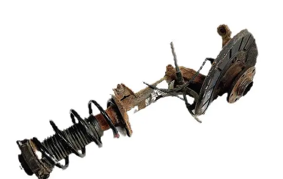 Front shock absorber with coil spring