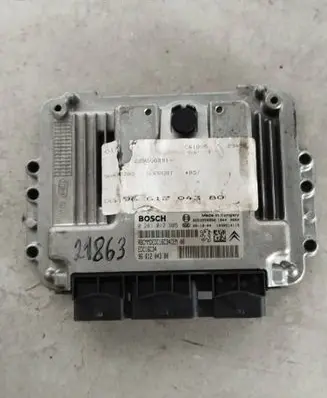 Peugeot 207 Engine control unit/module 9661204380 0281012985