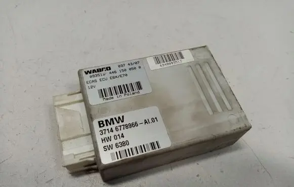 BMW X5 E70 Air suspension control unit module (rear) 37146778966 37146793163