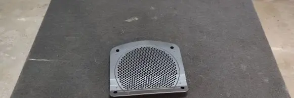 Dash center speaker trim cover