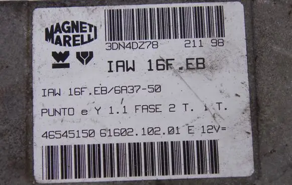 Fiat Punto (176) Engine control unit/module ECU 46545150