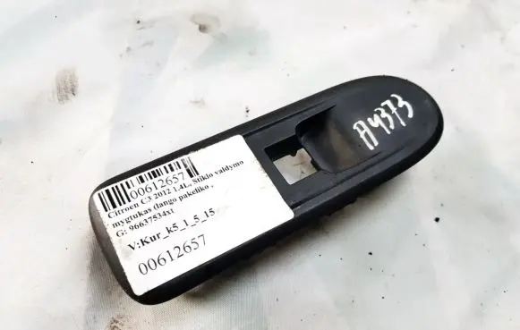 Citroen C3 Electric window control switch 96637534xt 966575277d