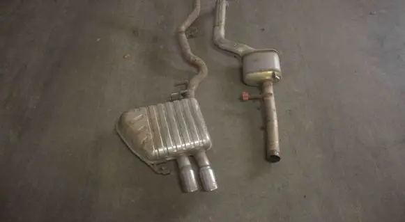 Jaguar F-Pace Muffler/silencer 82880484 SCR001