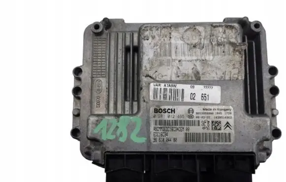 Peugeot 207 Engine ECU kit and lock set 0281012465 0281012465 9653958980 9661004480