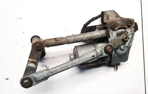Front wiper linkage and motor