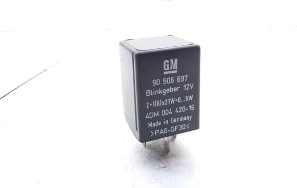 Opel Omega B1 Hazard warning light relay 90506697