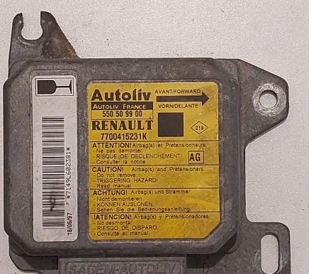 Renault Scenic I Airbag control unit/module 7700415231K 550509900