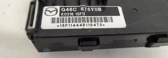 Mazda 6 Central body control module G46C675Y0B K021615F11 15211444B11547