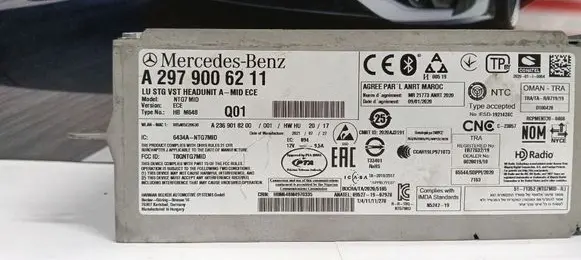 Mercedes-Benz EQS V297 Navigation unit CD/DVD player A2979006211
