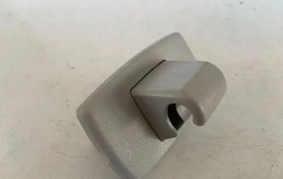Sun visor clip/hook/bracket