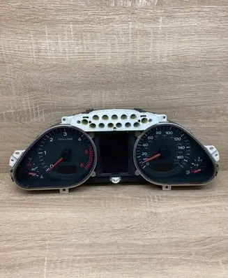 Audi A6 S6 C6 4F Speedometer (instrument cluster) 4F0920950R 4F0910900C MPH