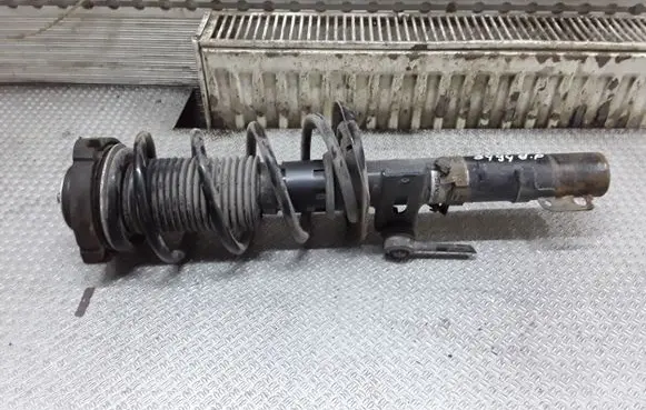 Front shock absorber with coil spring