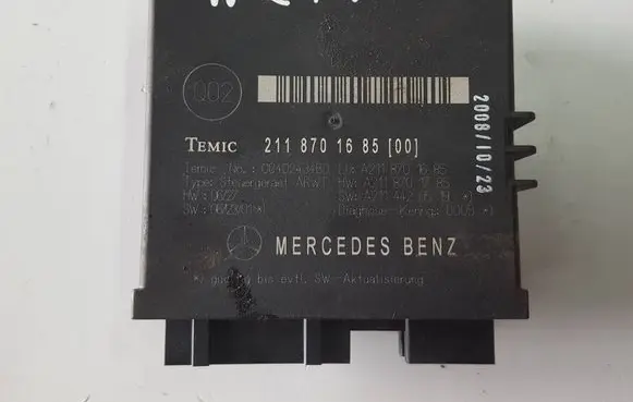 Tailgate/trunk control unit/module