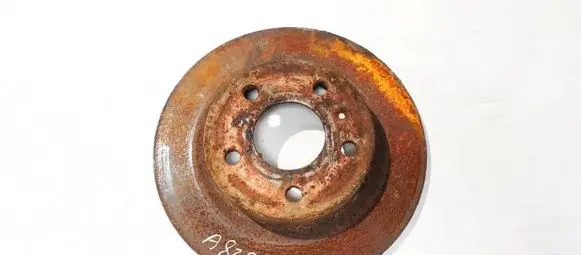 Opel Zafira B Rear brake disc neventiliuojamas