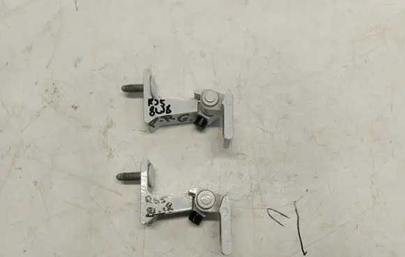 Front door hinge set