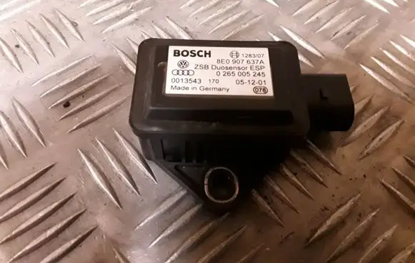 Audi A4 S4 B6 8E 8H ESP acceleration yaw rate sensor 8E0907637A 0265005245