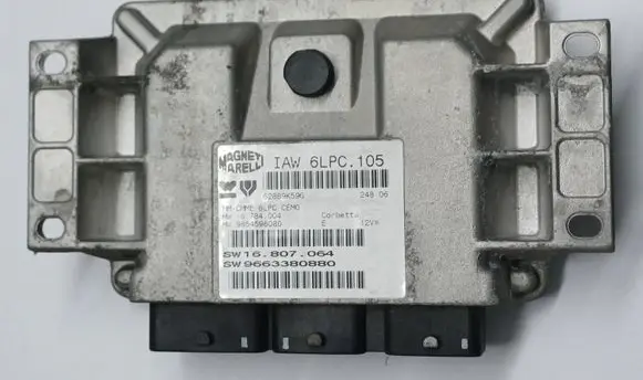 Peugeot 207 Engine control unit/module 9663380880 IAW6LPC105