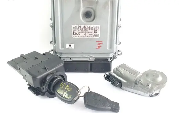Mercedes-Benz Vito Viano W639 Engine ECU kit and lock set A6461506872 0281015058 A6395450908