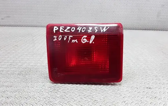 Peugeot 407 Tailgate rear/tail lights 9645507380