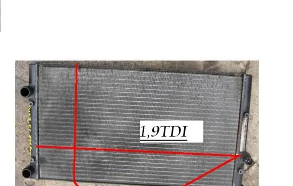 Volkswagen PASSAT B3 Coolant radiator