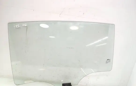 Hyundai Ioniq Rear door window glass 43R000381 DOT748AS2M32 E000008