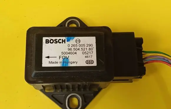 ESP acceleration yaw rate sensor