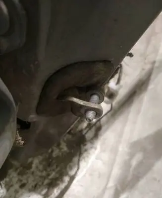 Renault Laguna I Front door check strap stopper 
