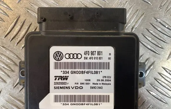Audi A6 S6 C6 4F Hand brake control module 4F0910801 32620003 5WK32443