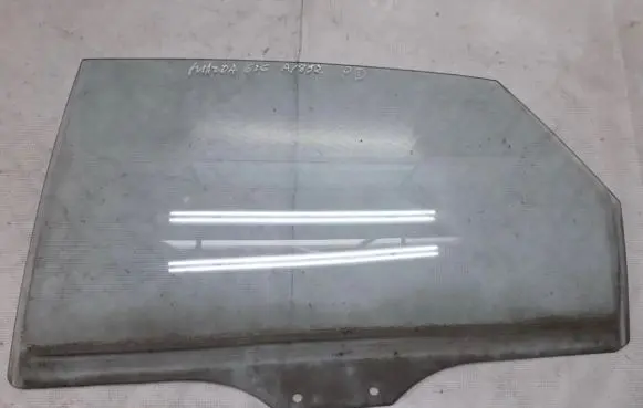 Mazda 626 Front door window glass four-door