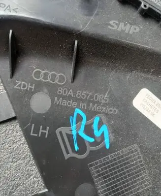 Audi Q5 SQ5 Dashboard side end trim 80A857085