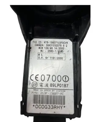 Toyota Corolla Verso AR10 Immobiliser reader (aerial) 8978202020