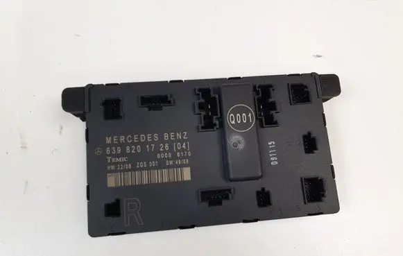 Mercedes-Benz Vito Viano W639 Door control unit/module 6398201726