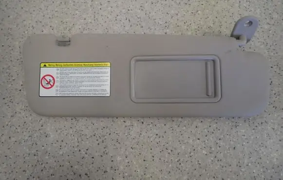 KIA Venga Sun visor 