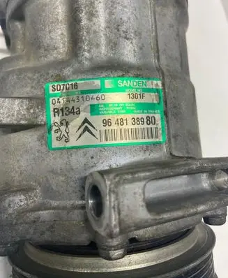 Peugeot 407 Air conditioning (A/C) compressor (pump) 9648138980 SD7C16 04144310460