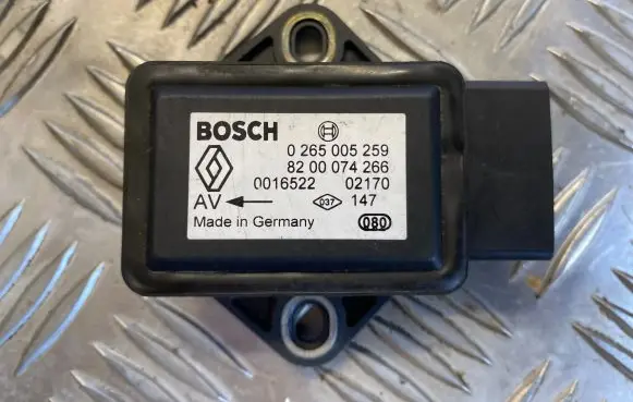 Renault Megane II ESP acceleration yaw rate sensor 8200074266 0016522 0265005259