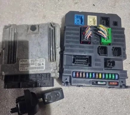 Citroen C8 Engine ECU kit and lock set 0281014548 9662489680 9664801680