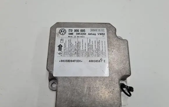 Volkswagen Touran I Airbag control unit/module 1T0909605