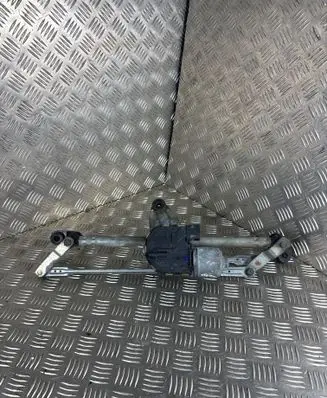 Front wiper linkage and motor