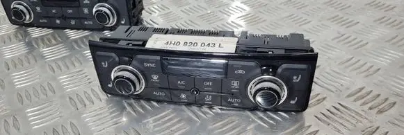 Audi A8 S8 D4 4H Climate control unit 4H0820043L