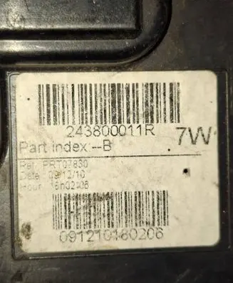 Renault Megane III Positive wiring loom 243800011R
