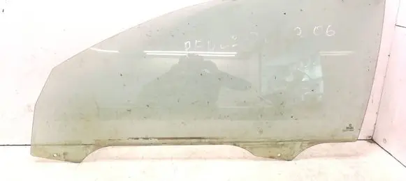 Peugeot 206 Front door window/glass (coupe) DOT39AS2M33 43R000464