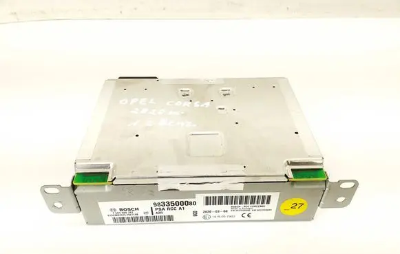 Opel Corsa F GPS navigation control unit/module 9833500080