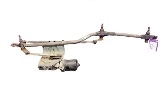 Front wiper linkage and motor