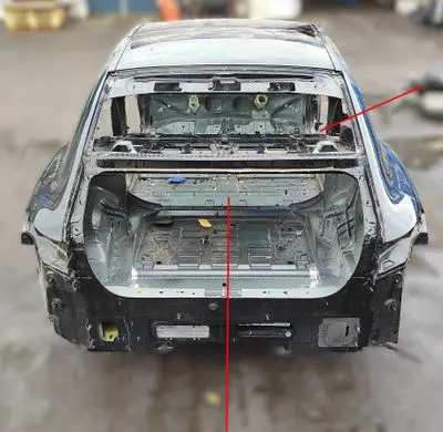 Mercedes-Benz EQE v295 Rear quarter panel