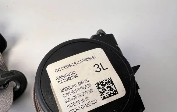 Chrysler Pacifica Third row seat belt P6EB041D2AB