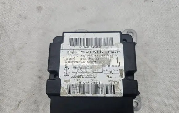Citroen Berlingo Airbag control unit/module SPEED9861190680 9861190680