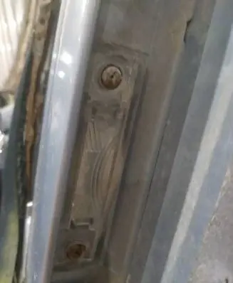 Opel Zafira A Number plate light 