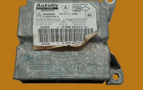 Citroen C5 Airbag control unit/module 9665266080