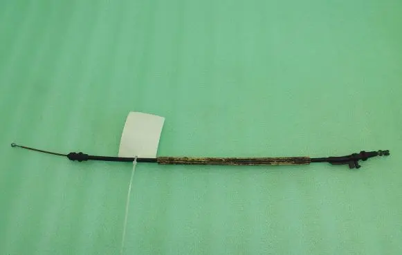 Volkswagen PASSAT B7 Rear door cable line 3C073C8